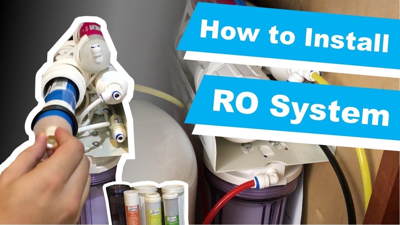 How to install iSpring 6-Stage RCC7AK Under Sink Reverse Osmosis RO Drinking Water Filter System?