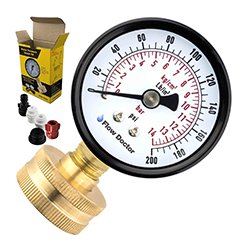 Flow Doctor Water Pressure Gauge Kit